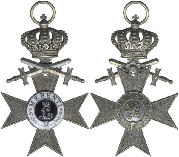 Bayern, Militär-Verdienstkreuz 2. Klasse mit Krone & Schwertern