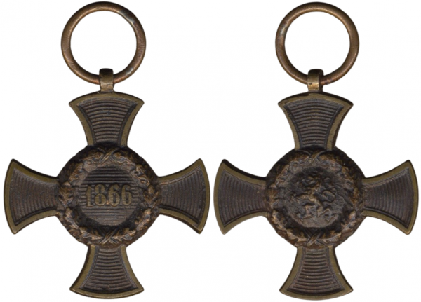 Miniatur - Bayern, Armeedenkzeichen 1866