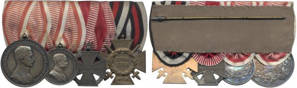 4er Ordensschnalle eines Weltkriegsveteranen Österreich