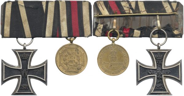 2er Ordensschnalle 1870/71 Preußen