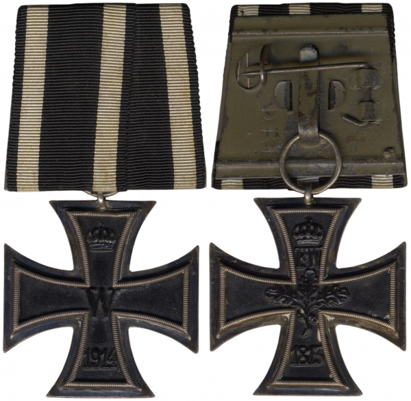 Einzelordensschnalle - Eisernes Kreuz 1914 2. Klasse