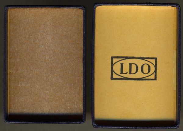 LDO-Schachtel zum Verwundetenabzeichen 1939 in Schwarz
