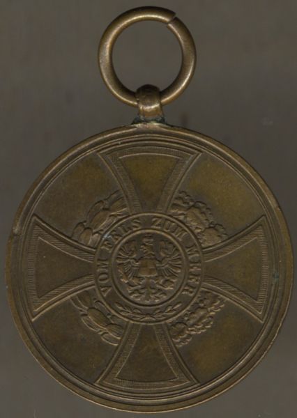 Preußen, Hohenzollernsche Kriegsdenkmünze 1848/49 für Kämpfer