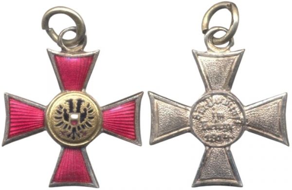 Miniatur - Hanseatenkreuz Lübeck
