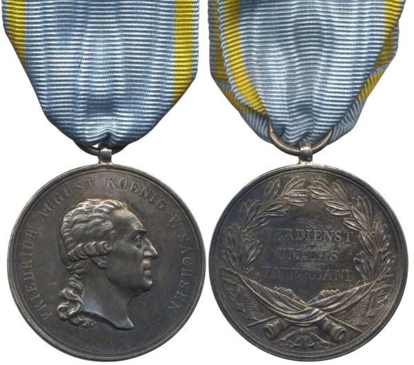Sachsen, Silberne Medaille des Militär-St. Heinrich-Ordens