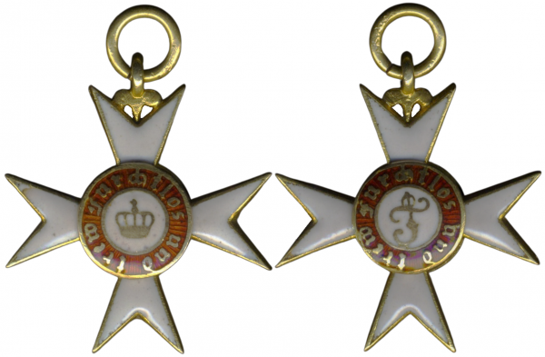 Miniatur - Württemberg, Orden der Württembergischen Krone Ritterkreuz