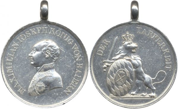 Bayern, Silberne Militär-Verdienstmedaille / Tapferkeitsmedaille (2. Modell)