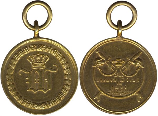 Württemberg, Kriegsdenkmünze für zwei Feldzüge (1793-1815)