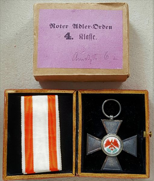 Preußen, Roter-Adler-Orden 4. Klasse mit Etui & Umkarton