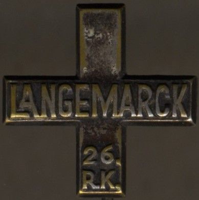 Miniatur - Langemarck-Kreuz