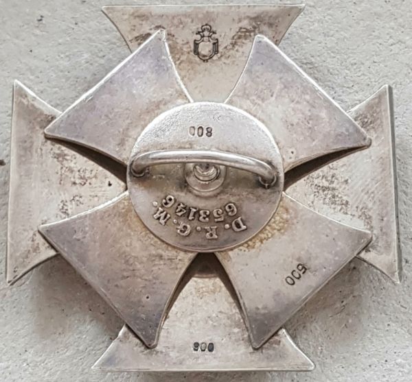 Eisernes Kreuz 1. Klasse 1914 - Paul Meybauer / Berlin - Kreuz-Schraubscheibe - Wappenpunze (!)