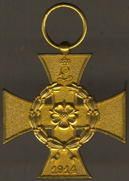 Lippe-Detmold, Kriegsverdienstkreuz (am Bande)