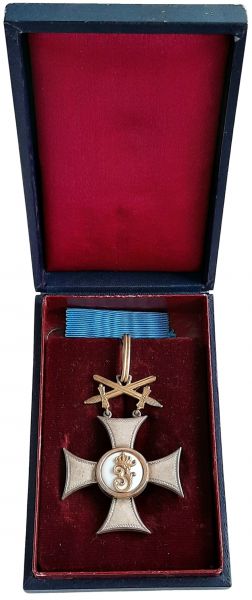 Württemberg, Friedrichsorden Ritterkreuz 2. Klasse mit Schwertern im Etui