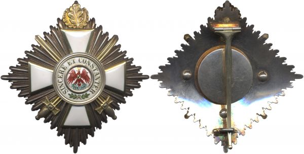 Preußen, Roter-Adler-Orden 2. Klasse-Stern mit Eichenlaub & Schwertern