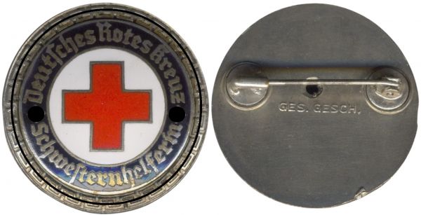 Abzeichen "Deutsches Rotes Kreuz • Schwesternhelferin"