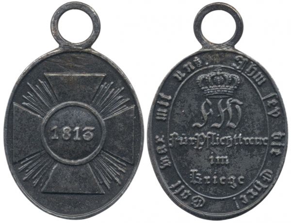 Preußen, Kriegsdenkmünze 1813 für Nichtkämpfer