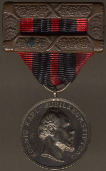 (Freistaat) Württemberg, Medaille der König-Karl-Jubiläumsstiftung