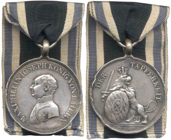 Bayern, Silberne Militär-Verdienstmedaille / Tapferkeitsmedaille (2. Modell)