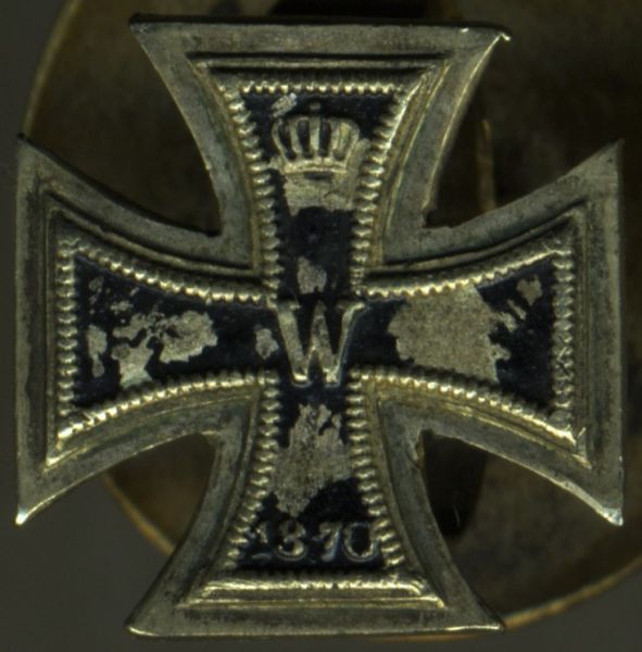 Knopflochdekoration - Eisernes Kreuz 1870
