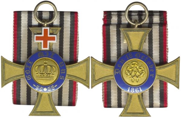 Preußen, Kronenorden 4. Klasse mit Genfer Kreuz
