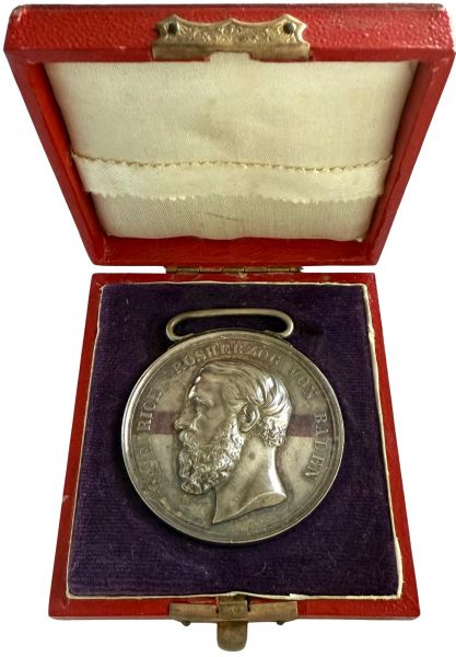 Baden, Silberne Verdienstmedaille (Friedrich I.) im Etui