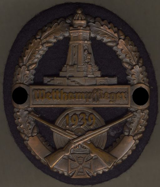 Abzeichen für Reichskriegerbund-Wettkampfsieger 1939
