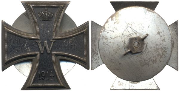 Eisernes Kreuz 1914 1. Klasse - Petz & Lorenz (!)
