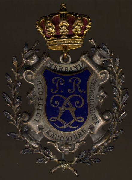 Abzeichen des Verbands der "Prinzregent-Luitpold-Kanoniere" des MMJO-Ritters GenLt Ritter von Held