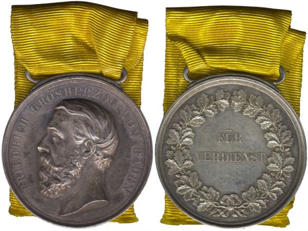 Baden, Silberne Verdienstmedaille (Friedrich I.)