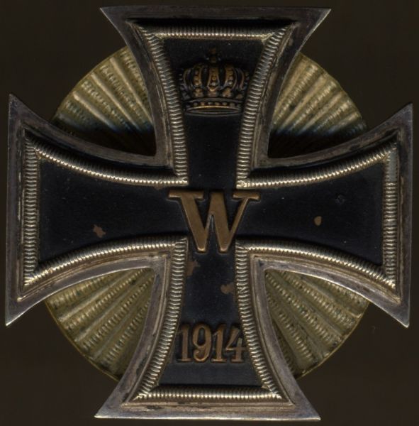 Eisernes Kreuz 1. Klasse 1914 - Wilhelm Deumer / Lüdenscheid - Schraubscheibe