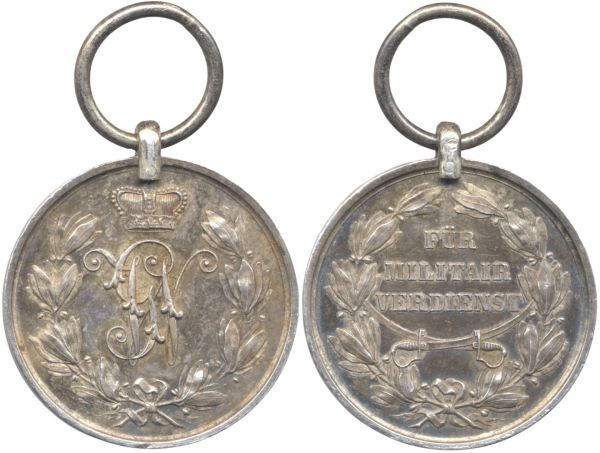 Schaumburg-Lippe, Militär-Verdienstmedaille (1. Modell)