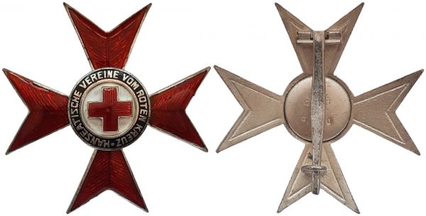 Ehrenkreuz 2. Klasse der Hanseatischen Vereine vom Roten Kreuz