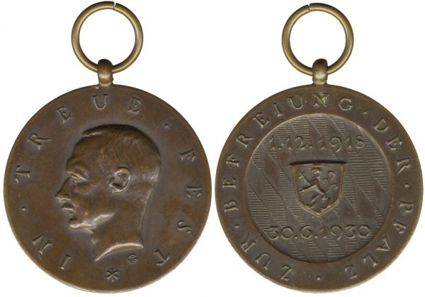 (Freistaat) Bayern, Pfalzmedaille 1930