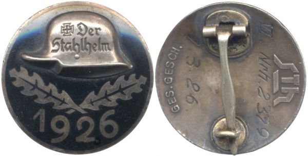 Stahlhelmbund-Eintrittsabzeichen 1926