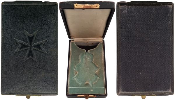 Etui zum Preußen, Johanniter-Orden Kreuz der Rechtsritter