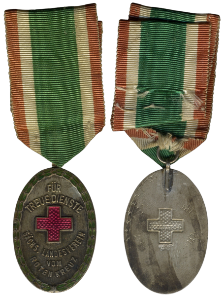 Sachsen, Ehrenzeichen des Roten Kreuzes 3. Klasse