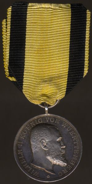 Württemberg, Silberne Militär-Verdienstmedaille / "Tapferkeitsmedaille"