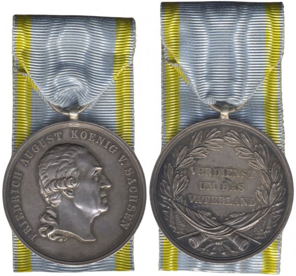 Sachsen, Silberne Medaille des Militär-St. Heinrichs-Ordens