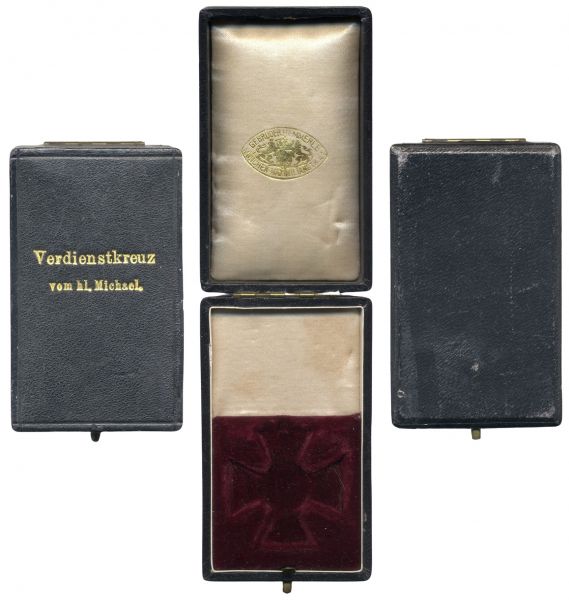 Etui zum Bayern, Verdienstkreuz vom Hl. Michael