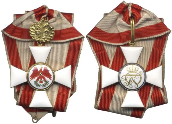 Preußen, Roter-Adler-Orden 2. Klasse mit Eichenlaub