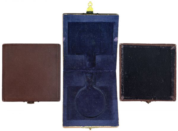 Etui zur Bayern, Zivil-Verdienstmedaille / Medaille des Verdienstordens vom Hl. Michael