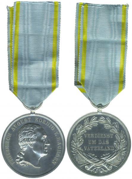 Sachsen, Silberne Medaille des Militär-St. Heinrich-Ordens