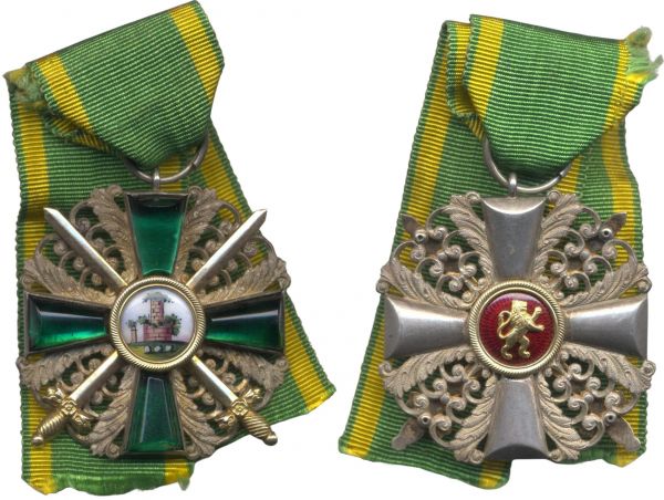 Baden, Orden vom Zähringer Löwen Ritterkreuz 2. Klasse mit Schwertern