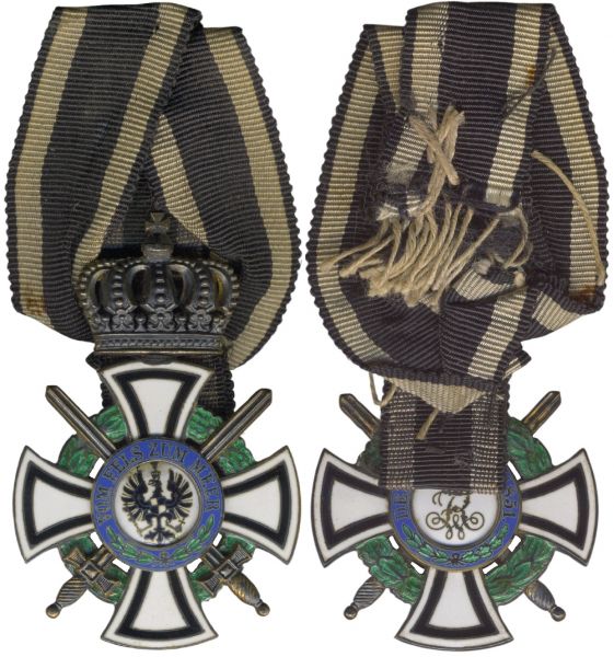 Preußen, Hausorden von Hohenzollern Ritterkreuz mit Schwertern