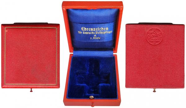 Etui zum Volkspflege-Ehrenzeichen 3. Stufe