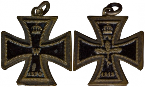 Miniatur - Eisernes Kreuz 1870 2. Klasse