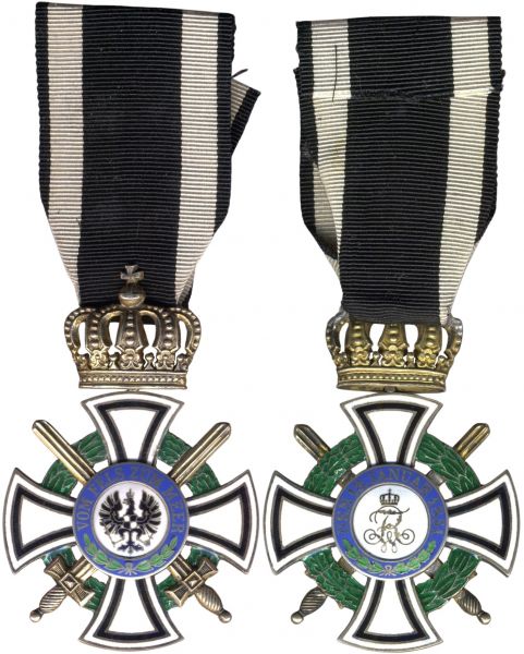 Preußen, Hausorden von Hohenzollern Ritterkreuz mit Schwertern