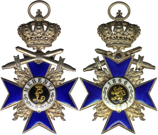 Bayern, Militär-Verdienstorden 4. Klasse mit Krone & Schwertern