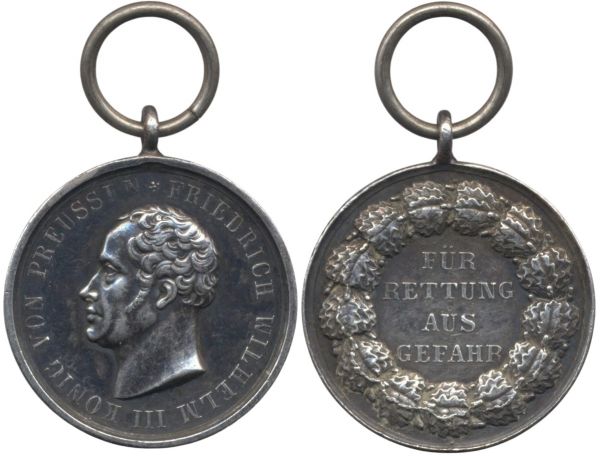 Preußen, Rettungsmedaille