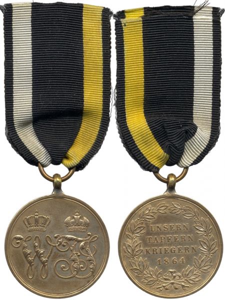 Preußen, Kriegsdenkmünze 1864 für Kämpfer